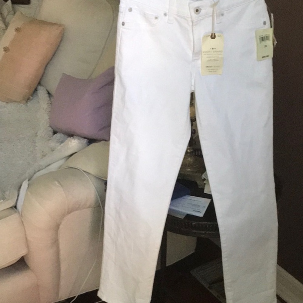 Lucky Brand white jeans